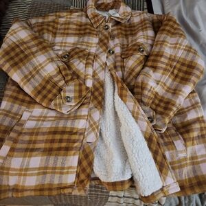 Aerie Sherpa flannel nwot